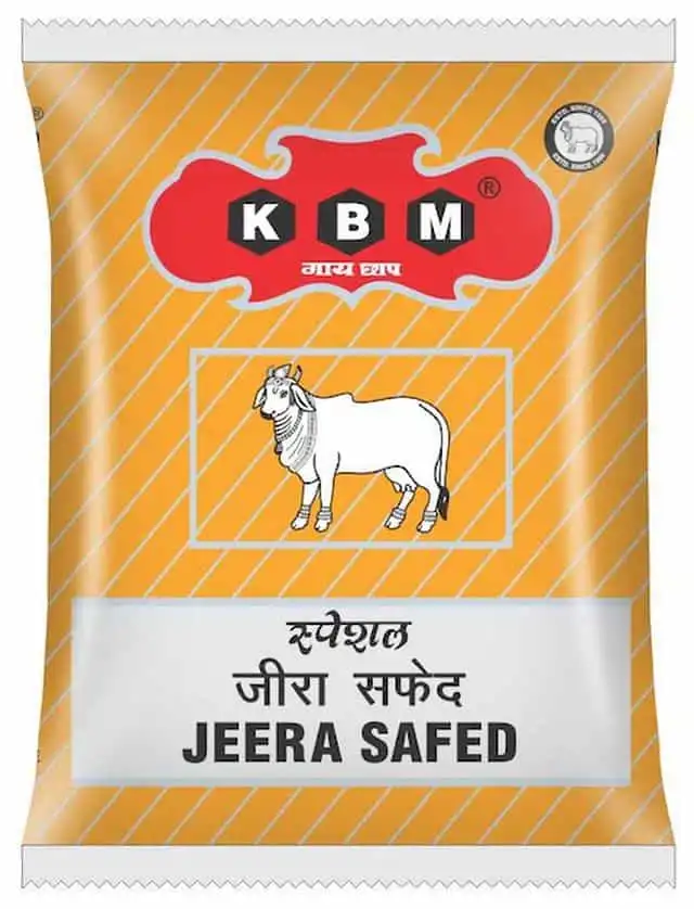 KBM गाय छाप स्पेशल साबुत जीरा सफ़ेद 100 g