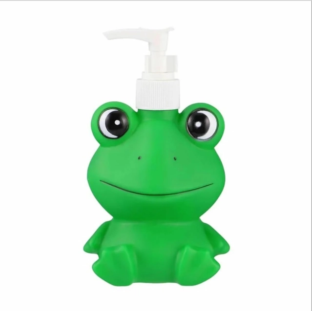 Plastic Liquid Soap Dispenser (Green, 200 ml)