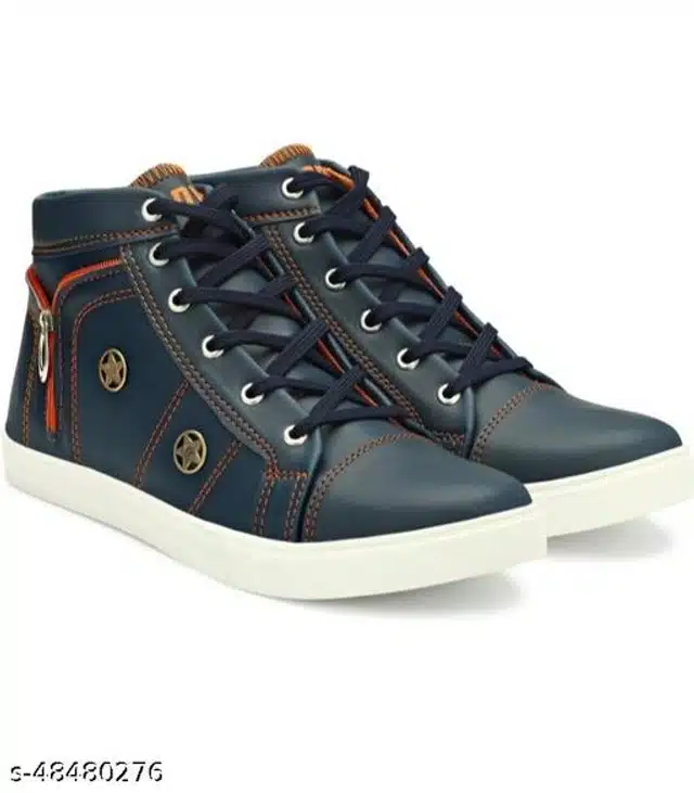 Casual Shoes for Men (Navy Blue, 6)