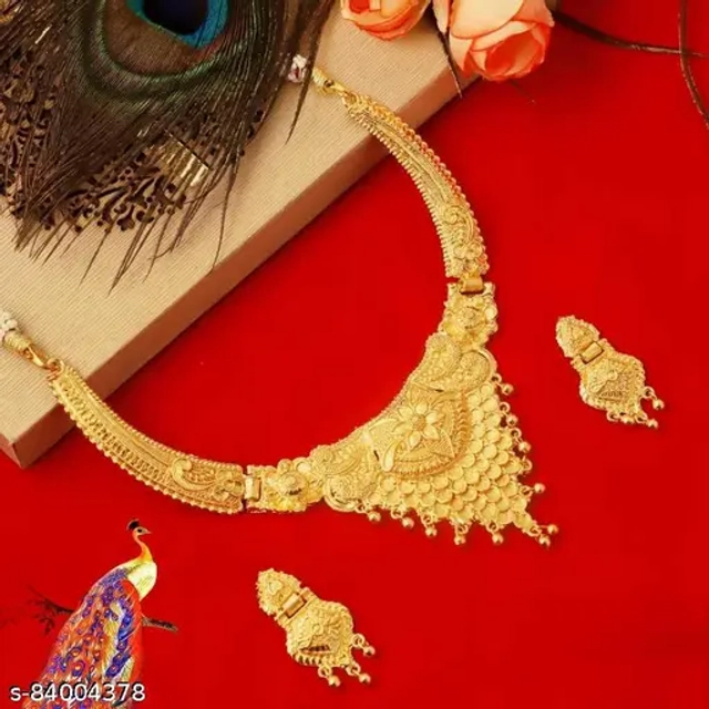 Jewellery Set For Women (Golden)