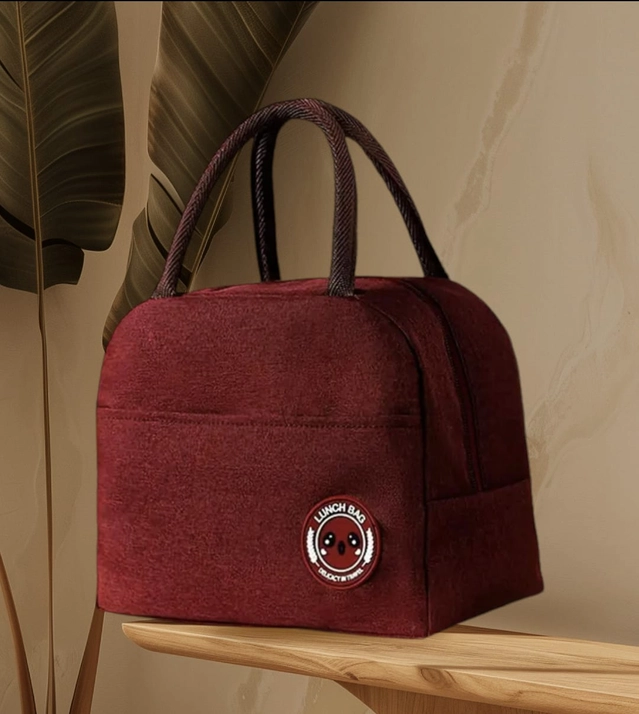 Polyester Lunch Bag (Maroon)