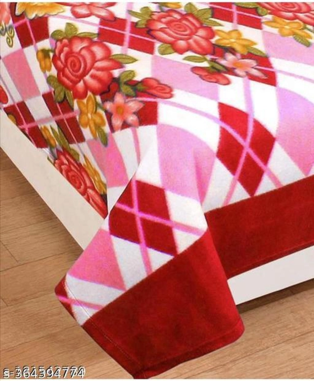 Fleece Blankets for Home (Pack of 2) (Multicolor, Free Size)