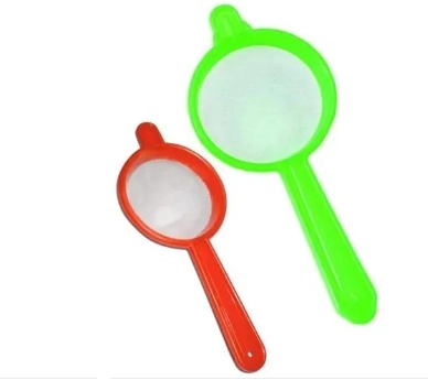 Plastic Tea Strainers for Kitchen (Multicolor, Pack of 2)