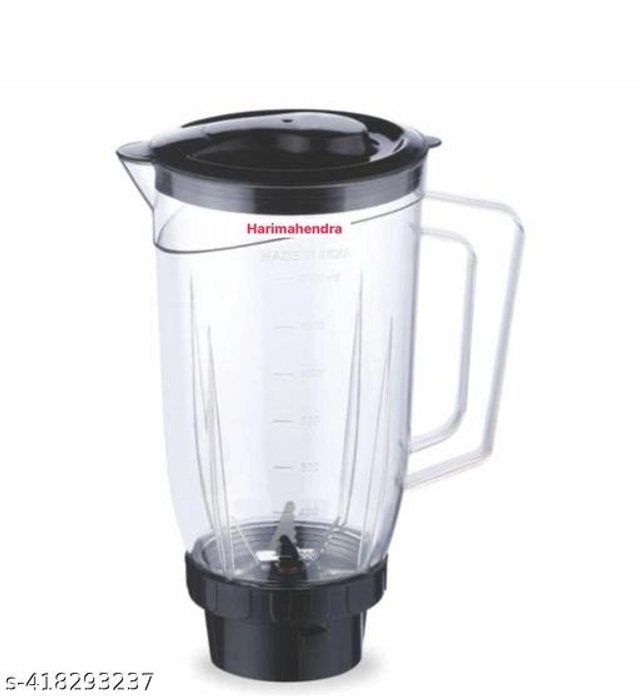 Plastic Jar for Mixer (Black, 1500 ml)