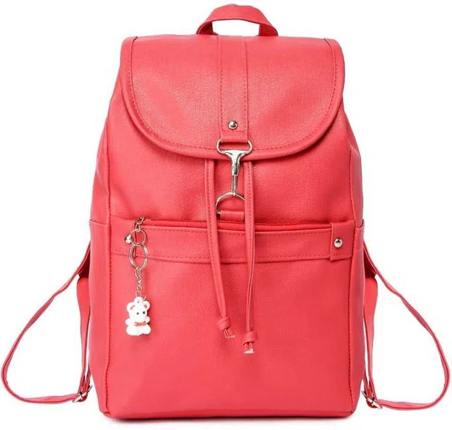 Latest Trending Backpack For Womens (Red) (A-7)