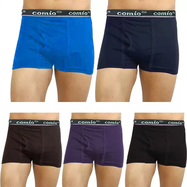 Cotton Trunks for Men (Multicolor, L) (Pack of 5)