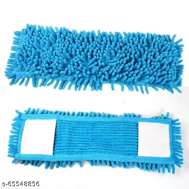 Plastic Dry Mop (Pack of 2) (Multicolor , 18 Inches)