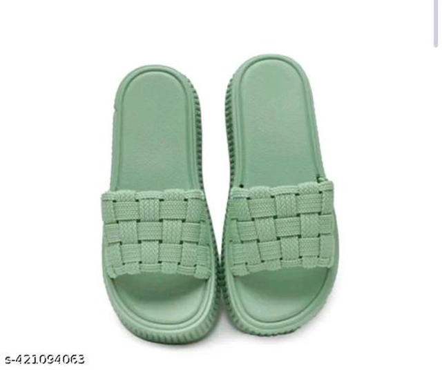 Sliders for Women (Olive, 3)