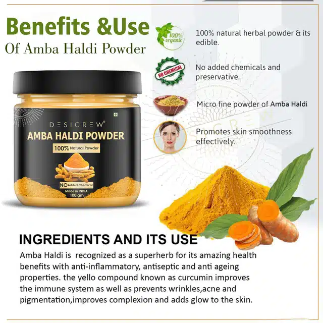 Desi Crew Natural Amba Haldi Powder (100 g)