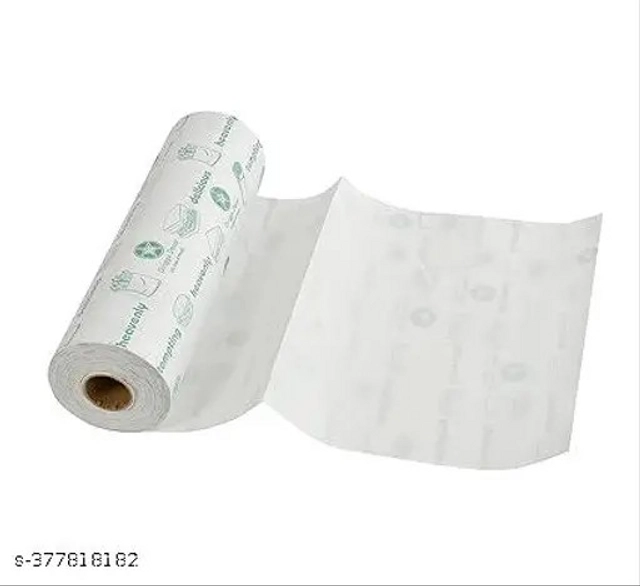 Food Wrapping Butter Paper Roll (White, 25 m) (Pack of 2)