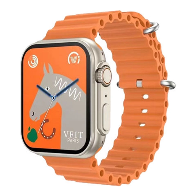 T800 Smart Watch for Men & Women (Orange)