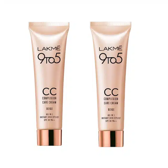 Lakme 9 to 5 CC Cream (Pack of 2, 9 g)