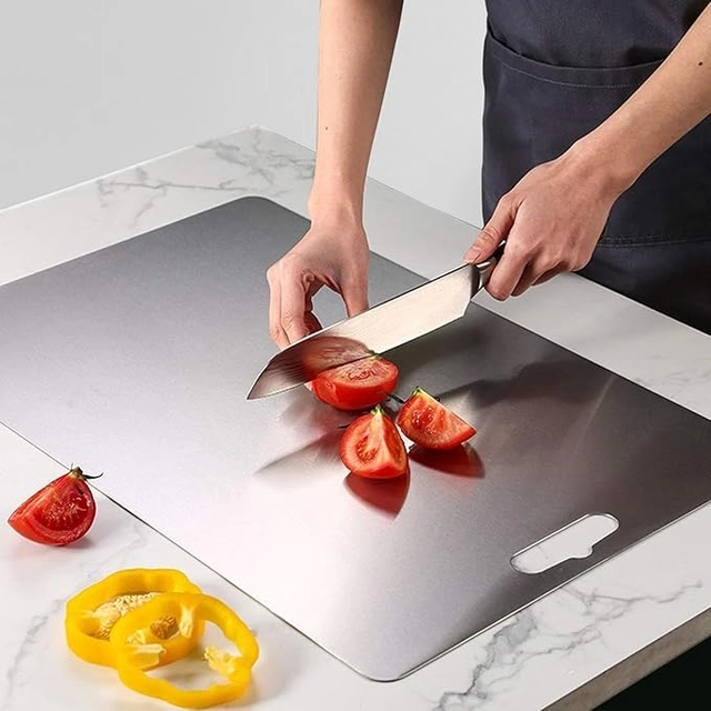 Stainless Steel Chopping Board (Silver)