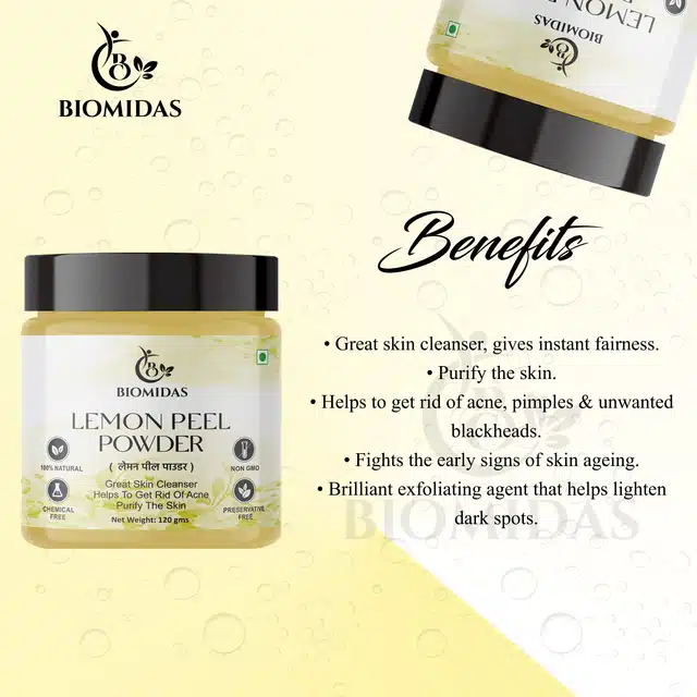 Biomidas Lemon Peel Powder (120 g)