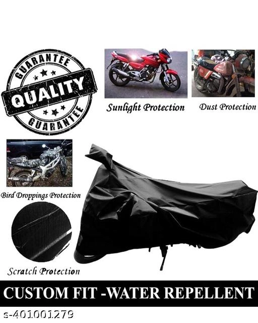 Polyester Cover for Motorcycle (Black)