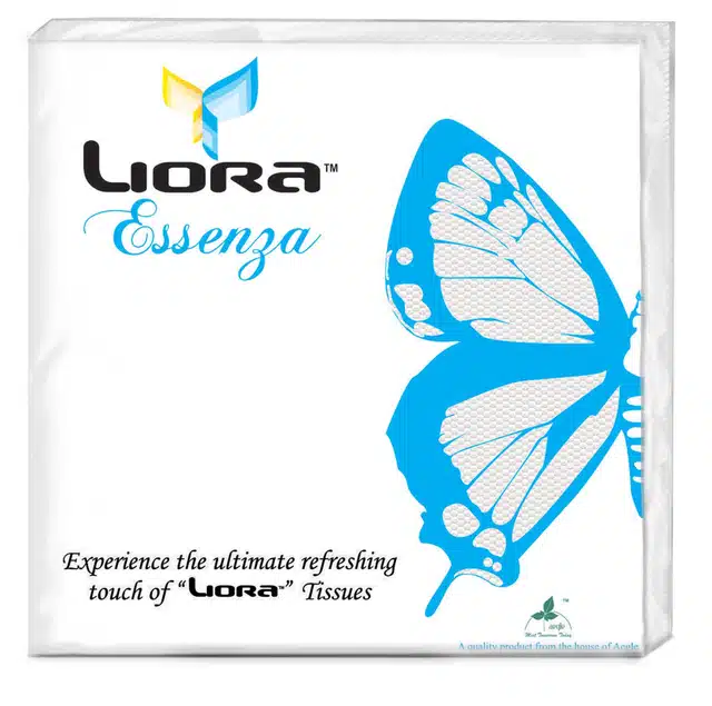 Liora 50 Pulls Paper Napkins (Pack of 3, 33x33 cm)