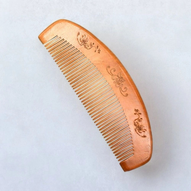 Wooden Hair Comb (Brown)