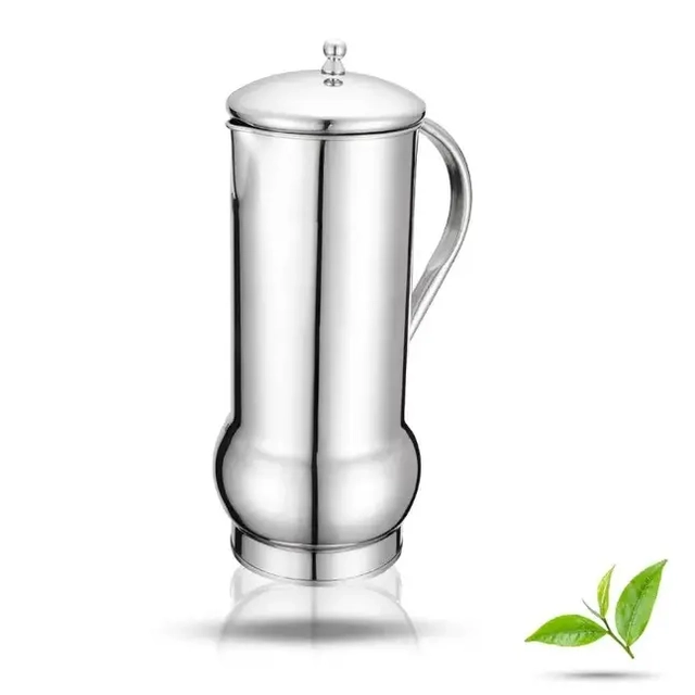 Attri Premium Stainless Steel Strong and Durable Water Belly Jug 1 Ltr