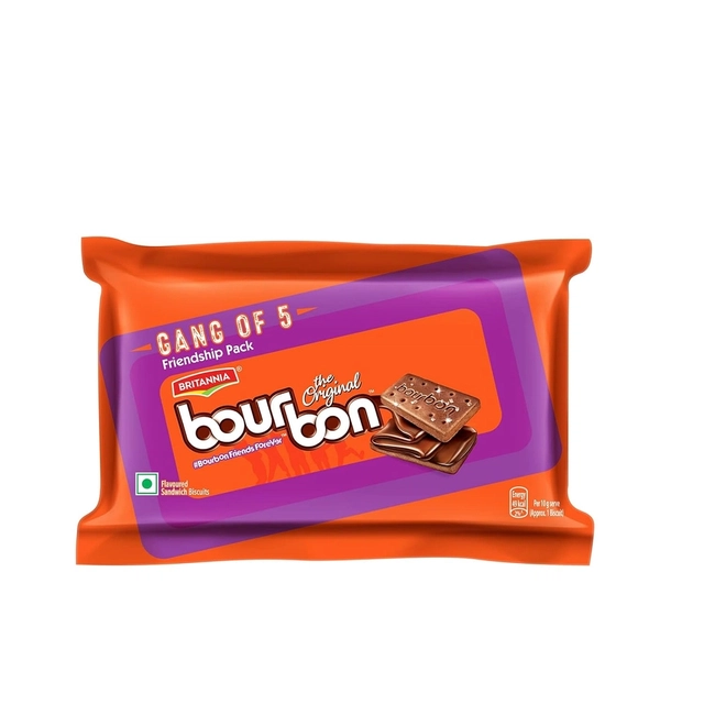 ब्रिटानिया बर्बन 5X100 g (500 g)