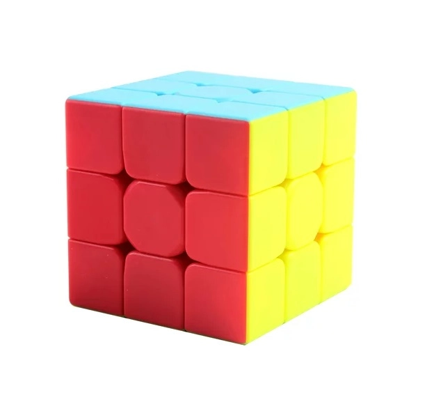 Plastic Rubik Cube (Multicolor)