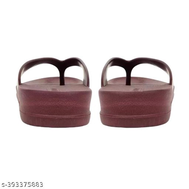 Slippers for Women (Maroon, 6)