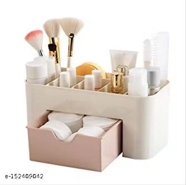 Plastic Cosmetics Storage Box (Multicolor)