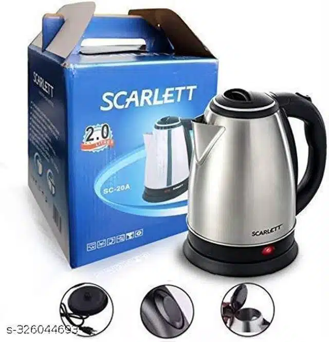 Multipurpose Tea Coffee Kettle (Silver, 2 L)