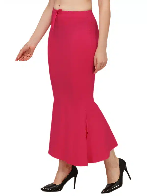 Saree Shapewear Petticoat for Women (Dark Pink, 2XL) (S-305)