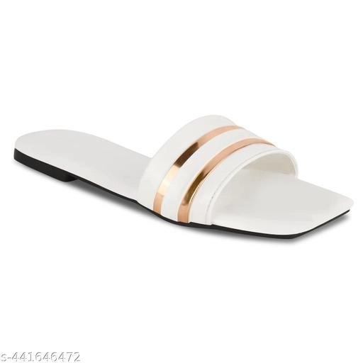 Flats for Women (white, 3)