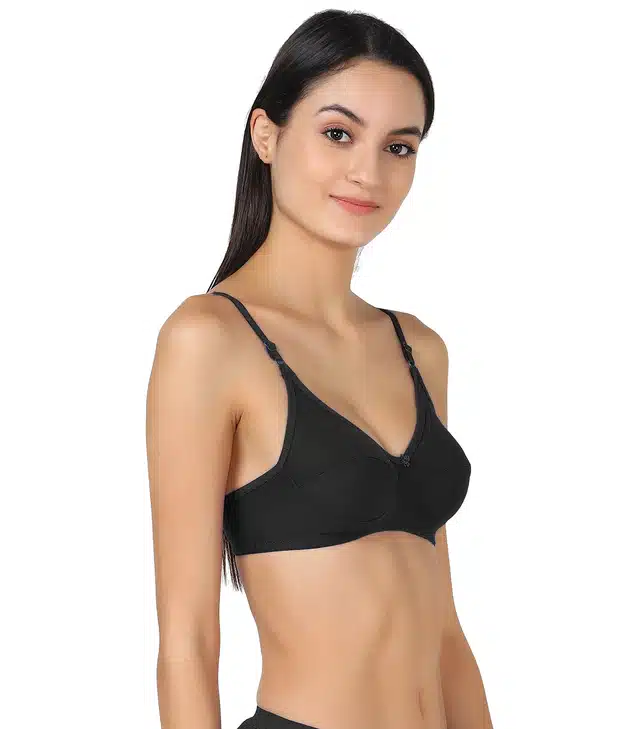 Non-wired Bra for Women (Pack of 3) (Multicolor, 34)