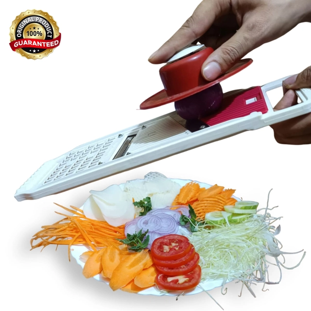 Stainless Steel Vegetable Slicer (White)