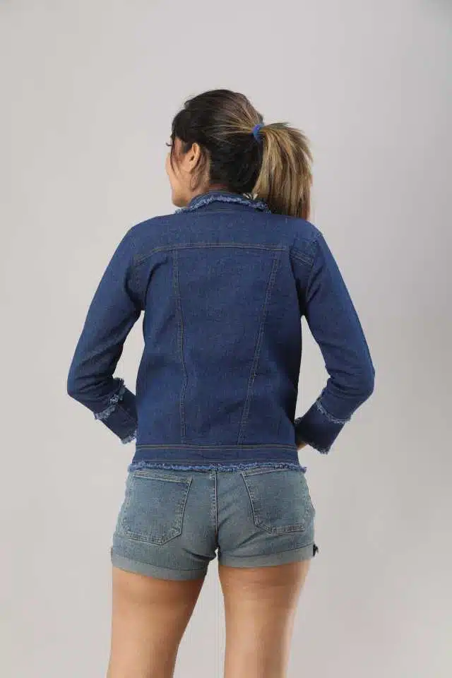 Full Sleeves Jacket for Women (Dark Blue, S) (RK-23)