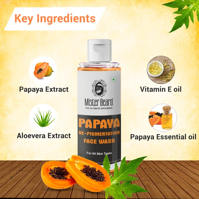 Papaya De-pigmentation Face Wash (100 ml)