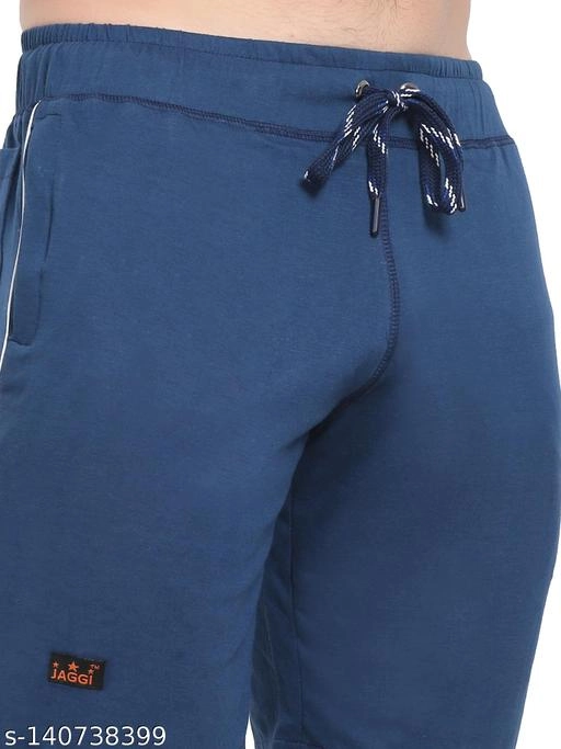 Cotton Blend Shorts for Men (Royal Blue, 30)