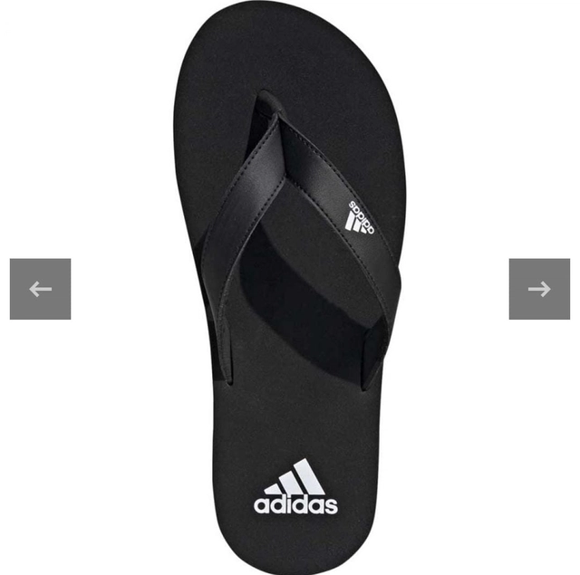 Adidas Slippers for Men (Black, 7)