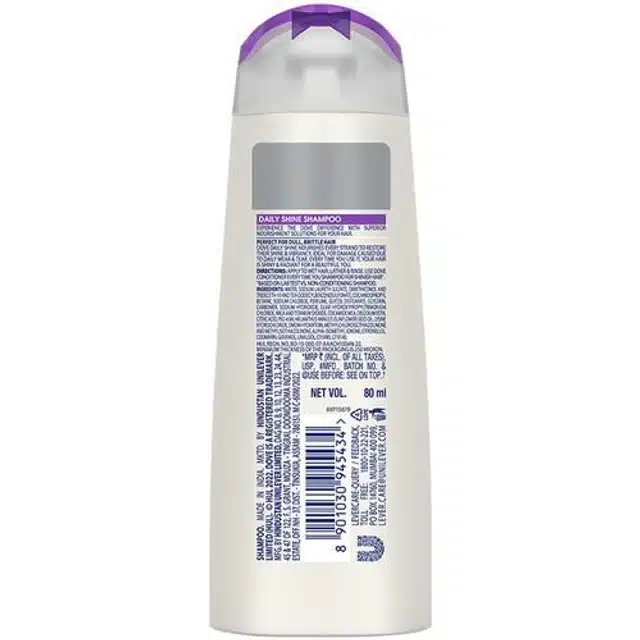 Dove डेली शाइन शैम्पू 80 ml