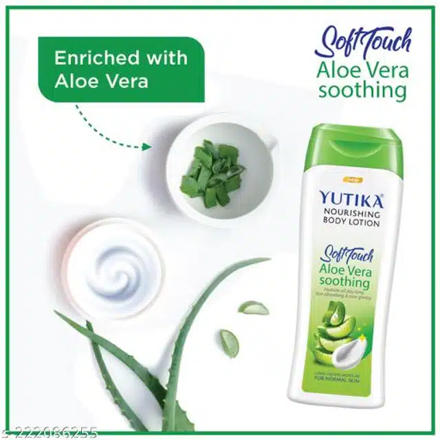 Yutika Soft Touch Aloe Vera Body Lotion (300 ml, Pack of 3)