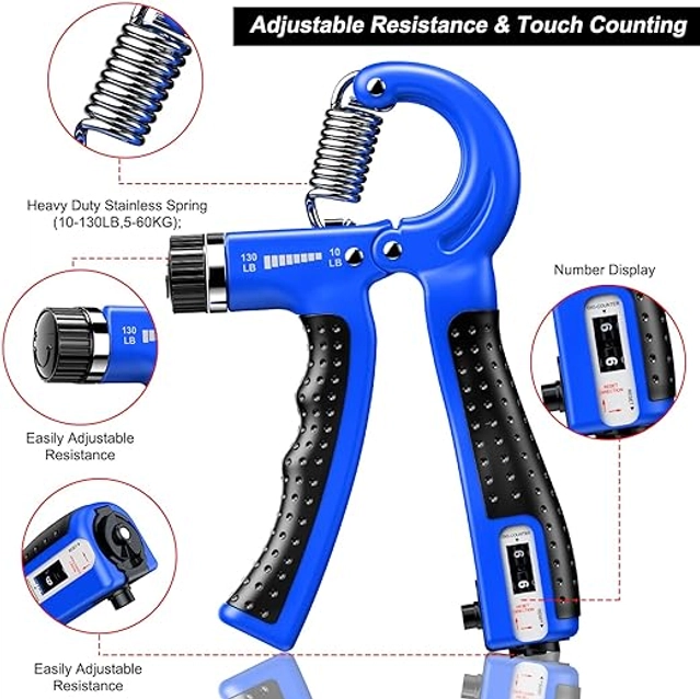 Adjustable Hand Gripper (Blue)