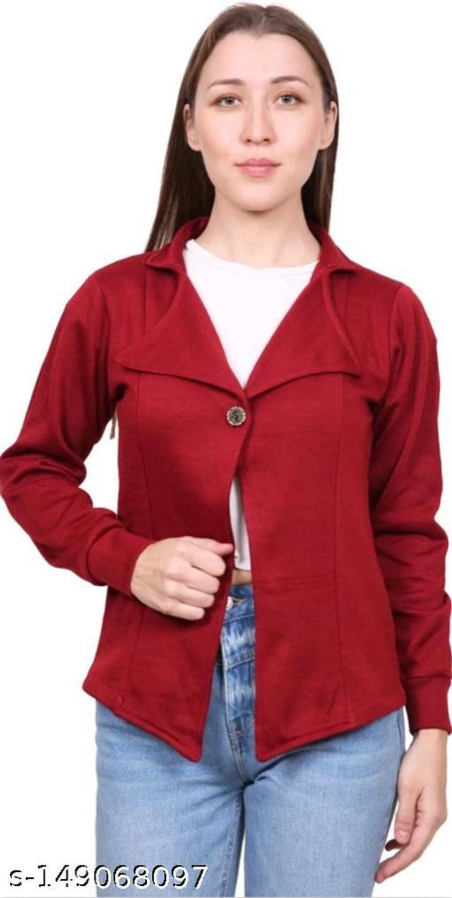 Woolen Shurg for Women (Maroon, S)