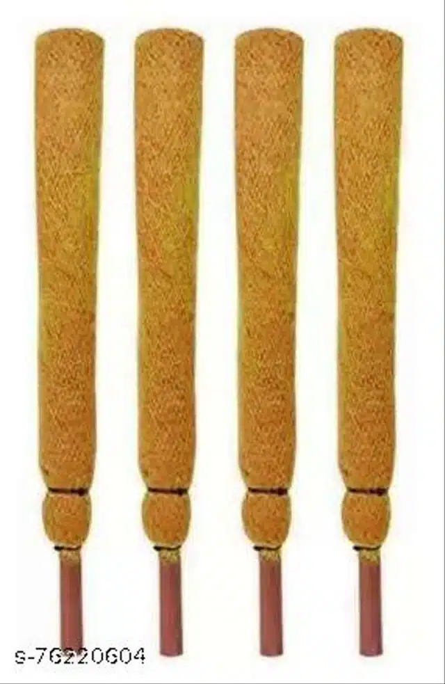 Wooden Moss Stick (Brown, 2 feet) (Pack of 4)