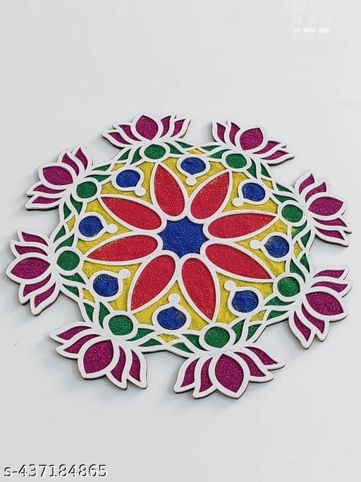 Diwali Rangoli Making Kit (Multicolor)