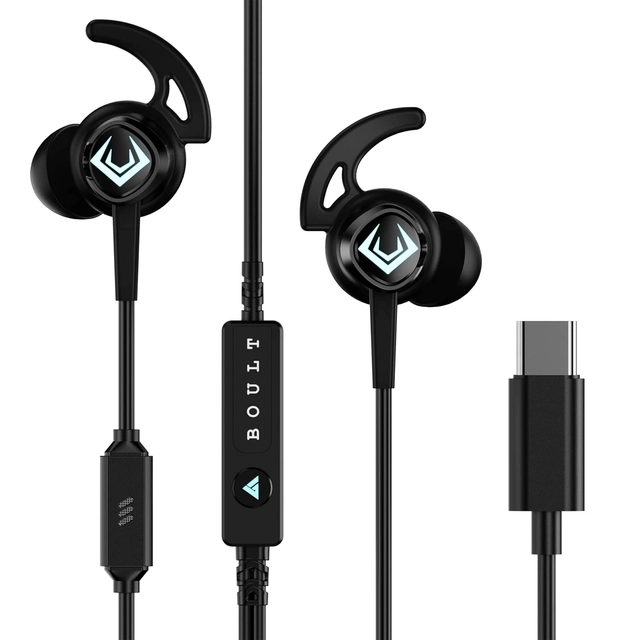 Wired Earphone with Type C Port (Black)