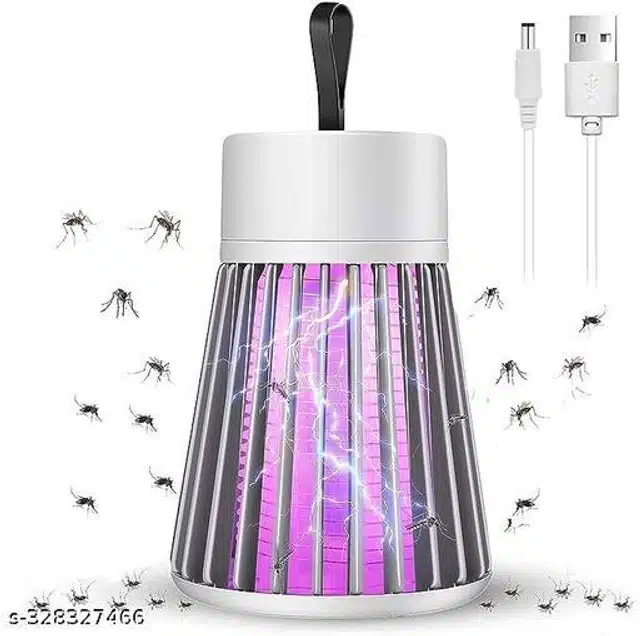 Plastic Mosquito Killer Lamp (White & Black)