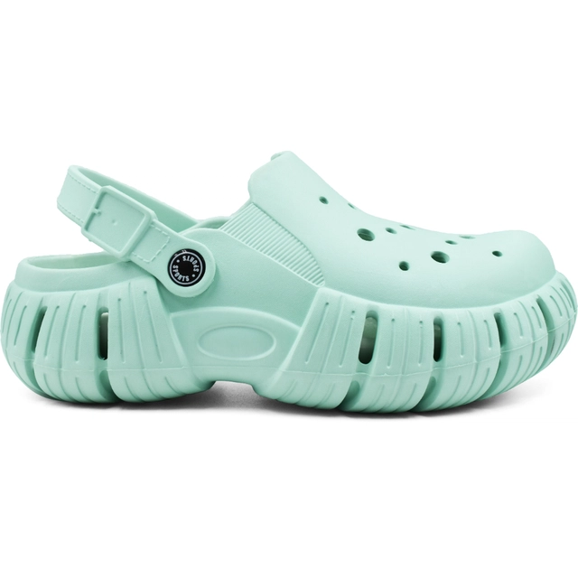 Textured Clogs For Women (Sea Green, 5)