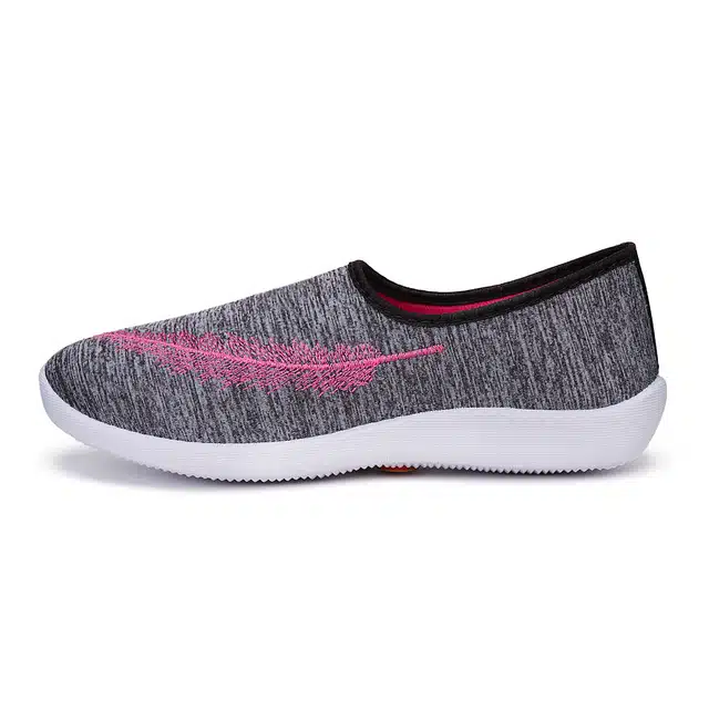 Bersache Women's Casual Shoes (Grey, 4) (VKI-41)