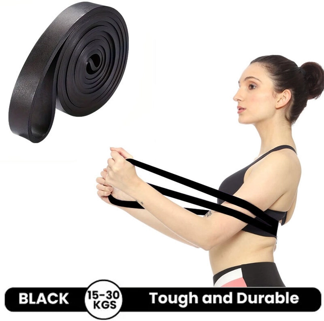 Home Workout Stretching Resistance Band (Black)