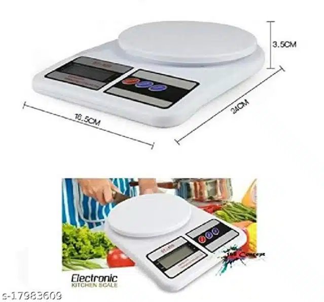 Kitchen Digital Weighing Scale (White)