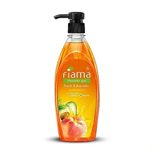 Fiama Shower Gel Peach & Avocado, Body Wash with Skin Conditioners for Soft Moisturised Skin, 500 ml