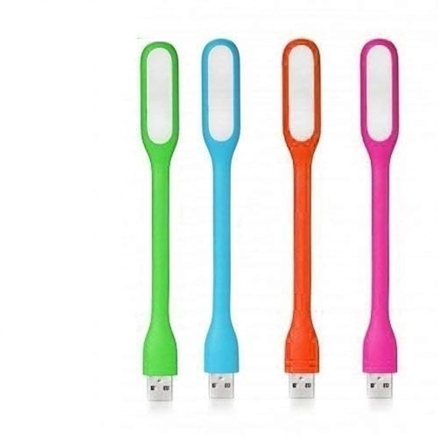 Adjust Angle Mini USB LED Light (Multicolor, Pack of 4)
