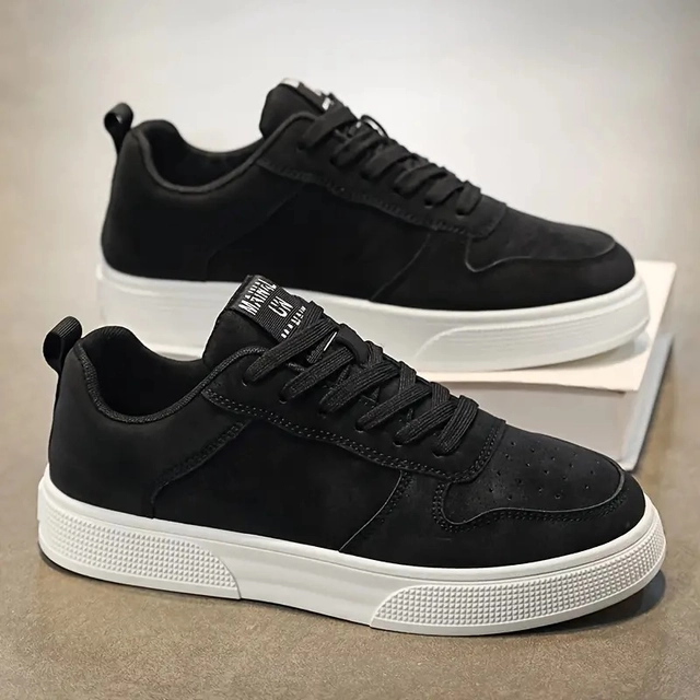 Sneakers for Men (Black, 6)